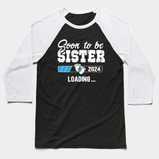 Soon to be sister 2024, announcement outfit pregnancy idea Baseball T-Shirt